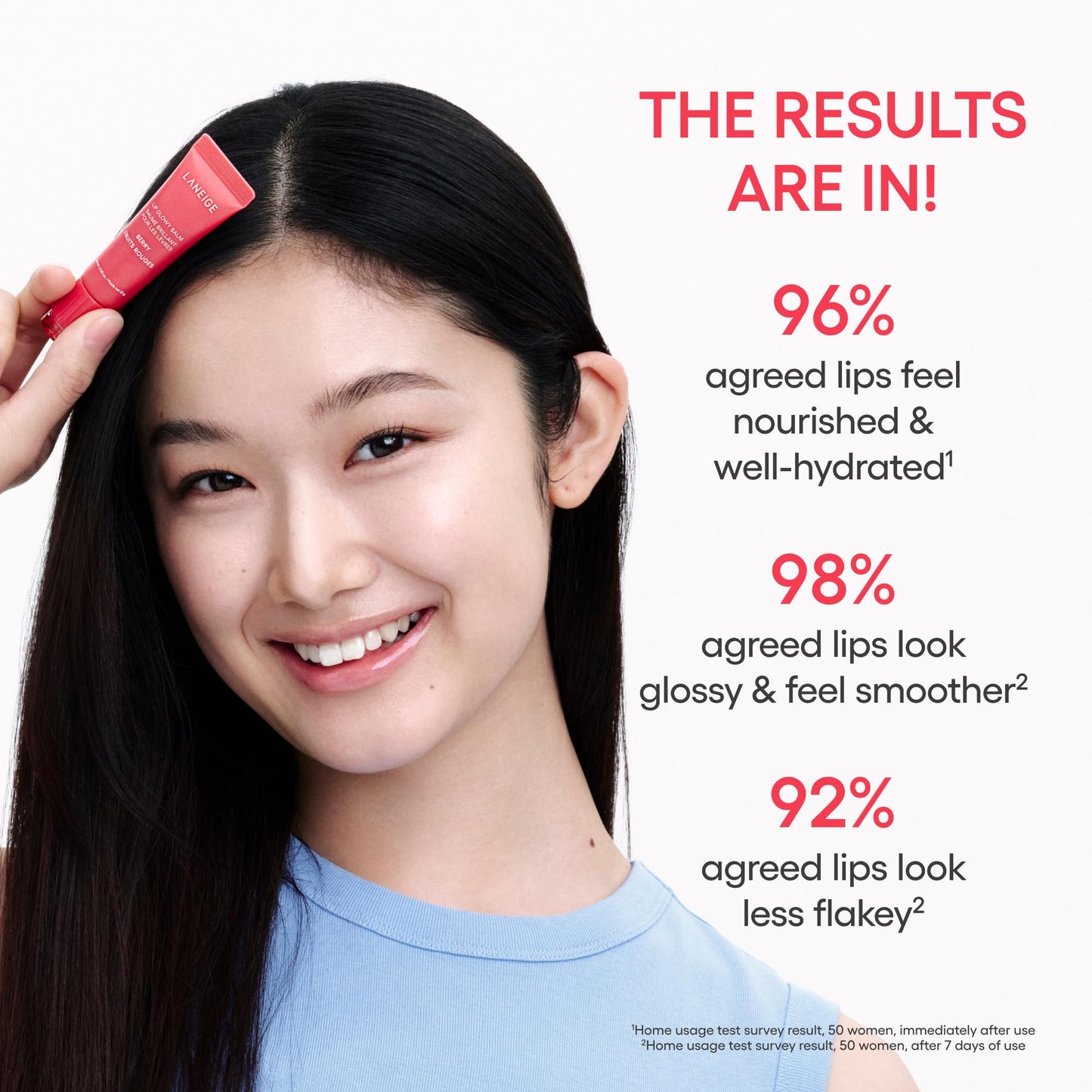 LANEIGE Lip Glowy Balm: Sheer Tinted Lip Treatment Balm Tube with Shea & Murumuru Butters for Hydrating, Moisturizing, Glossy, Non-Sticky Shine, Berry | Korean Skin Care, Vanilla