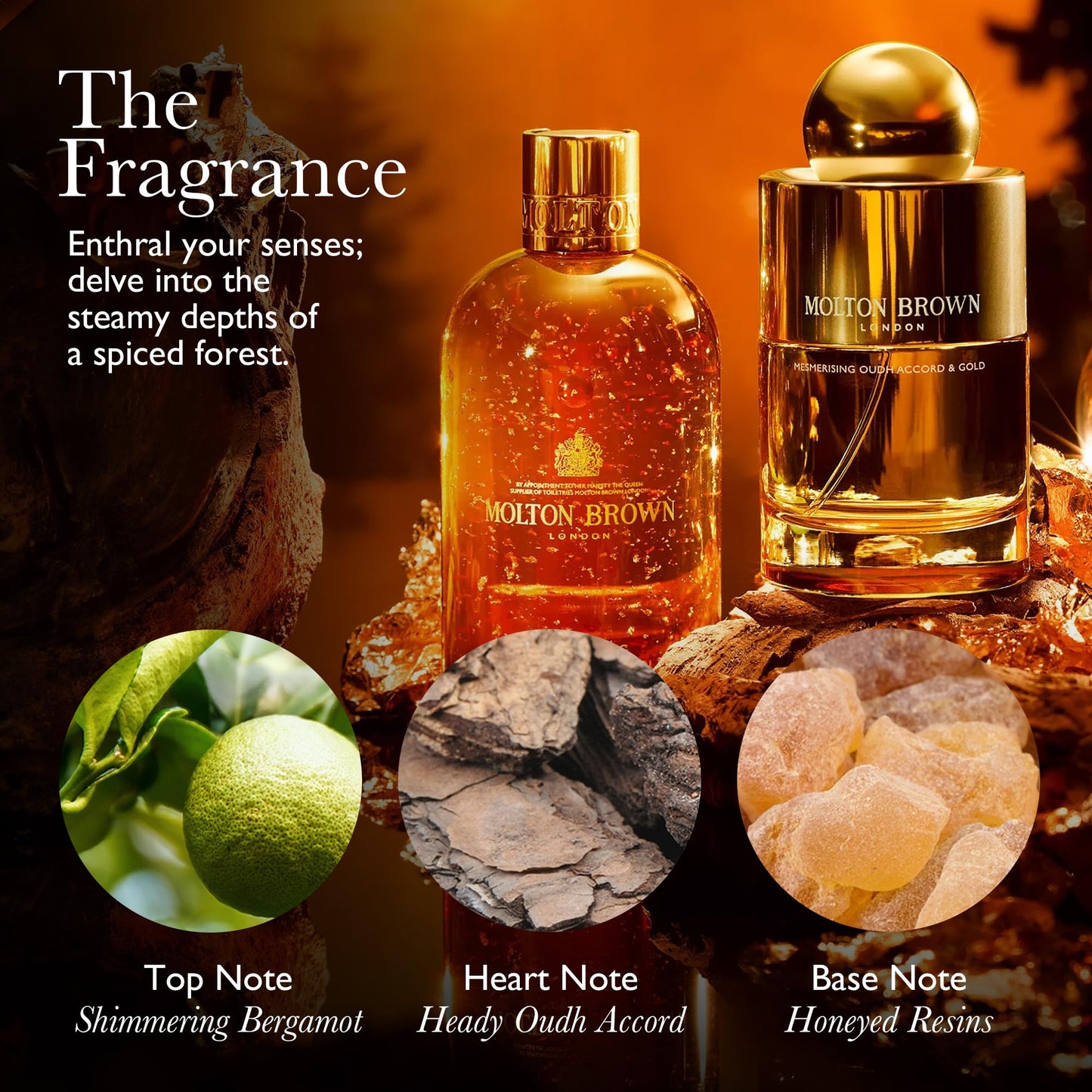 Molton Brown Mesmerising Oudh Accord & Gold Body Lotion 10 fl. oz.