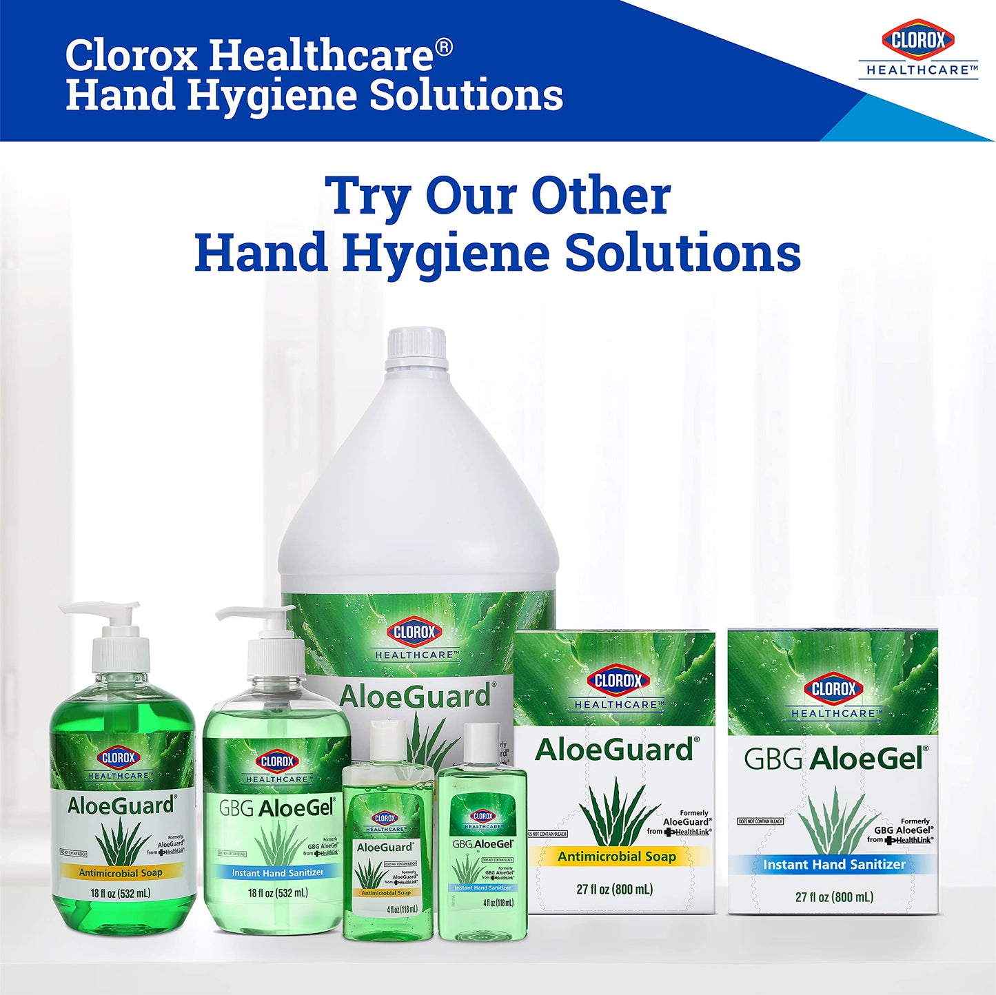 Clorox Healthcare AloeGuard Antimicrobial Hand Soap Refill Bag, Triclosan-Free Liquid Hand Wash with Aloe Vera and Vitamin E, Bag-in-Box Design for Dispenser Refilling, FDA Registered, 27 Fl Oz