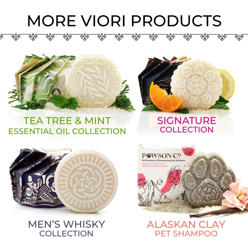 Viori Coconut Advanced Repair Shampoo & Conditioner Bar Set – Longsheng Rice Water & Jojoba Esters – Sulfate-Free, Eco-Friendly, Travel Bars for Dry or Damaged Hair