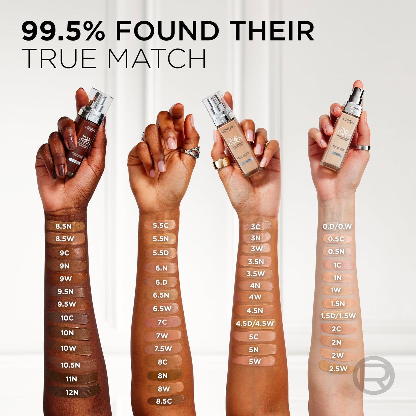 L'Oreal Paris New True Match Foundation 30ml - 6.N Honey