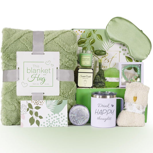 Birthday Gifts for Women, 9 PCS Sunflower Package with Tumbler and Bath Bombs, Relaxing Spa Self Care Gifts Basket for After Surgery, Get Well Gifts for Women, Thinking of You Gifts for Her
