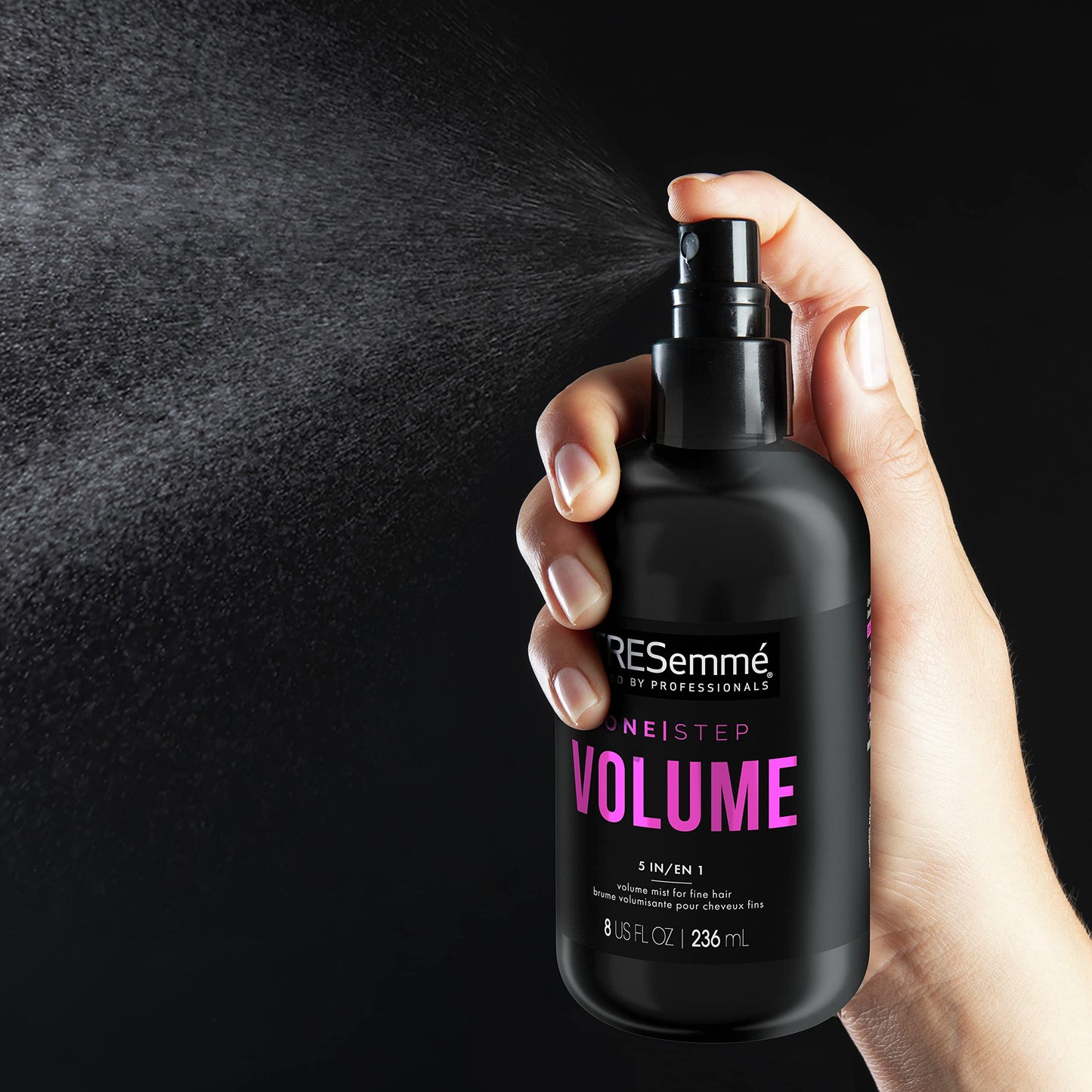 TRESemmé One Step 5-in-1 Volumizing Hair Styling Mist For Fine Hair One Step Volume Hair Care Product for Soft, Weightless Volume 8 oz