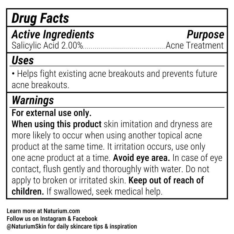 Naturium Salicylic Acid Body Spray 2%, Blemish-Fighting & Pore Treatment, with Niacinamide Plus Encapsulated Salicylic Acid, 4 oz