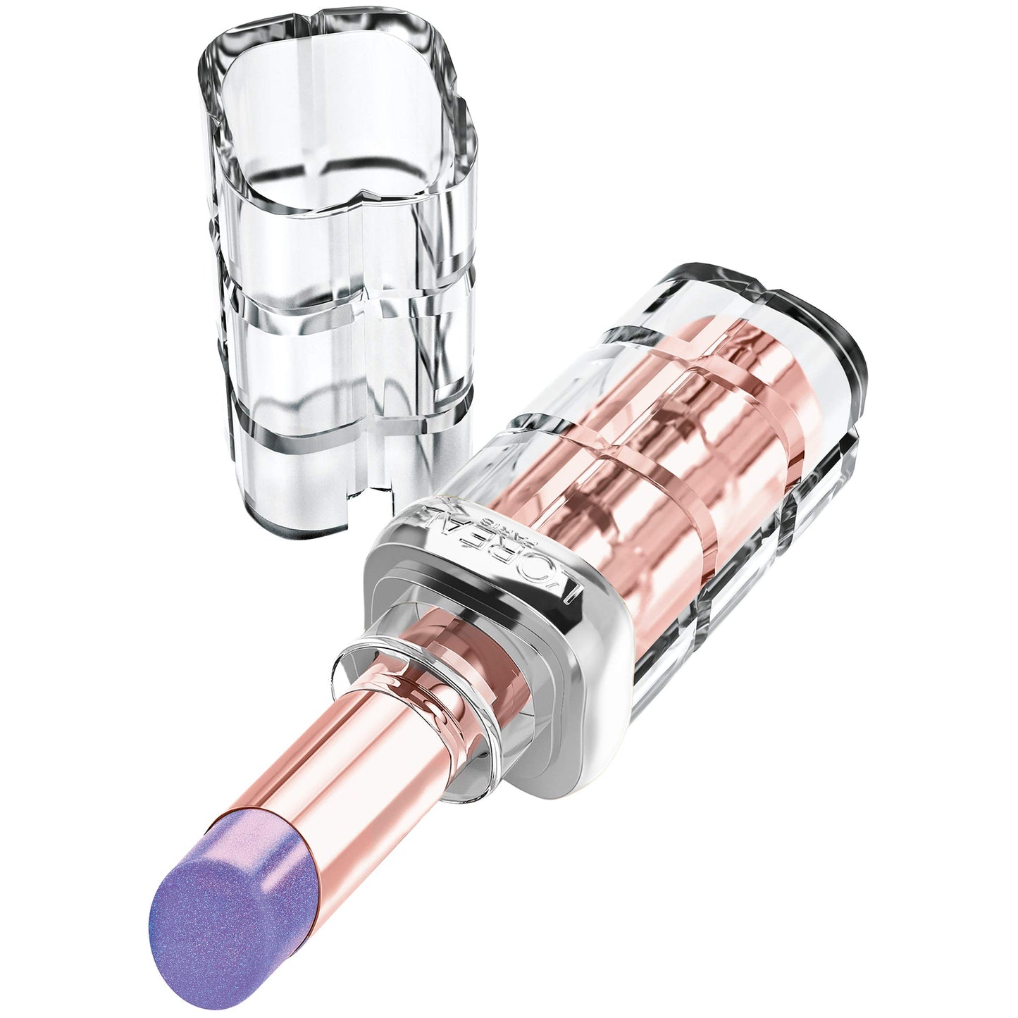 L'Oreal Paris Makeup Colour Riche Shine Lipstick, Glazed Pink, 0.1 oz.
