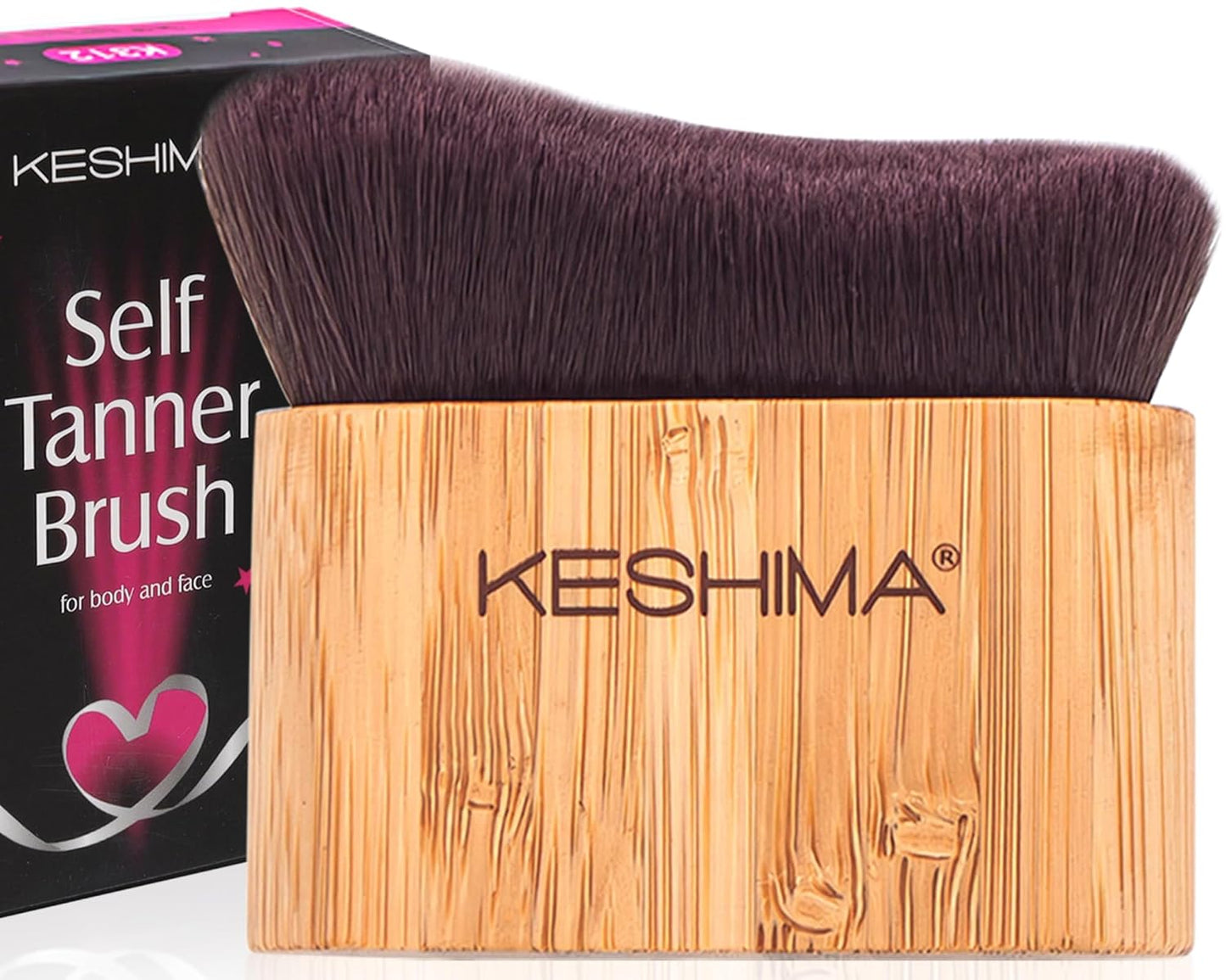 Keshima Self Tanner Brush - Large Kabuki Applicator for Smooth, Even Coverage | Face & Body Use