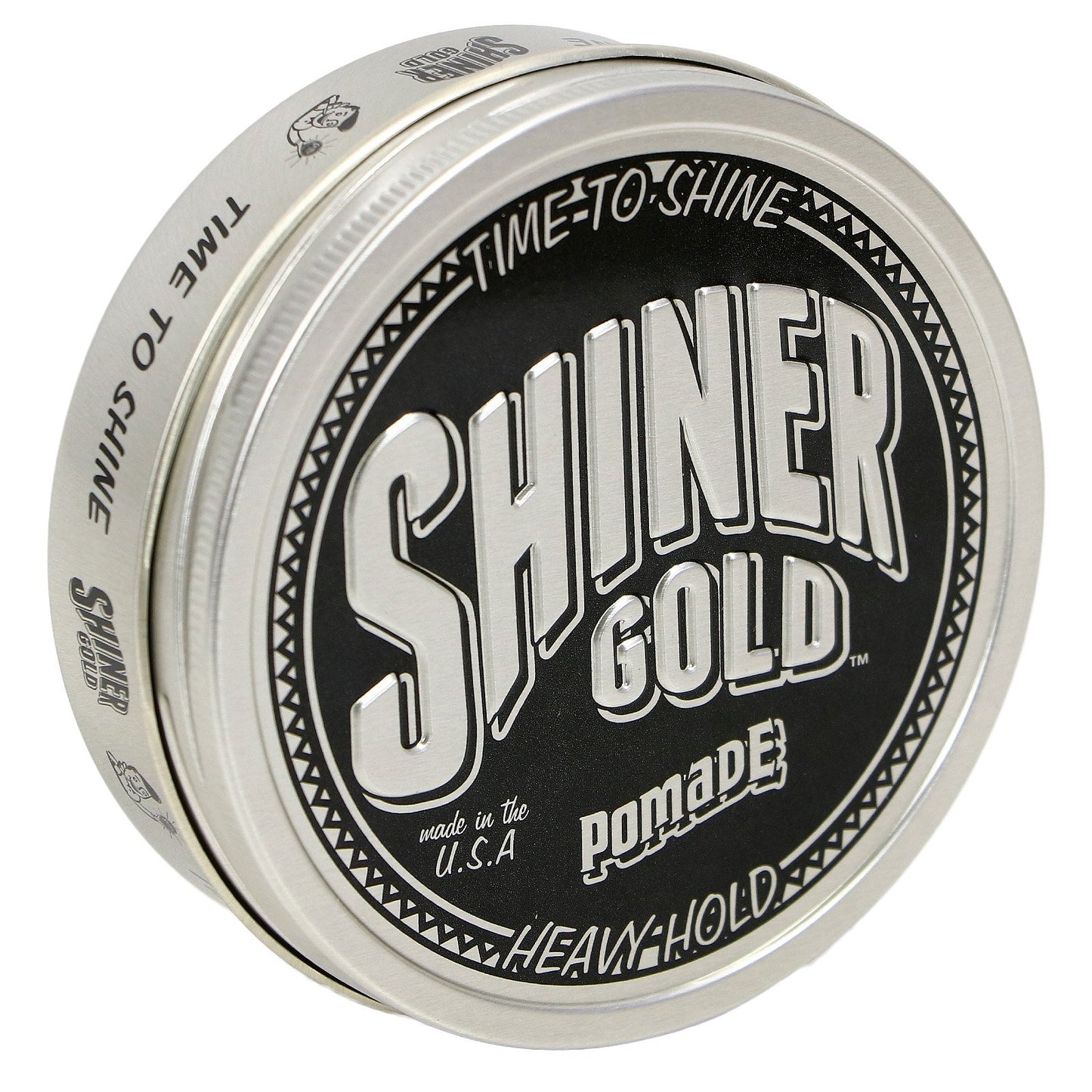 Shiner Gold Pomade | Strong Hold | High Shine | Water-based | Coconut Scent