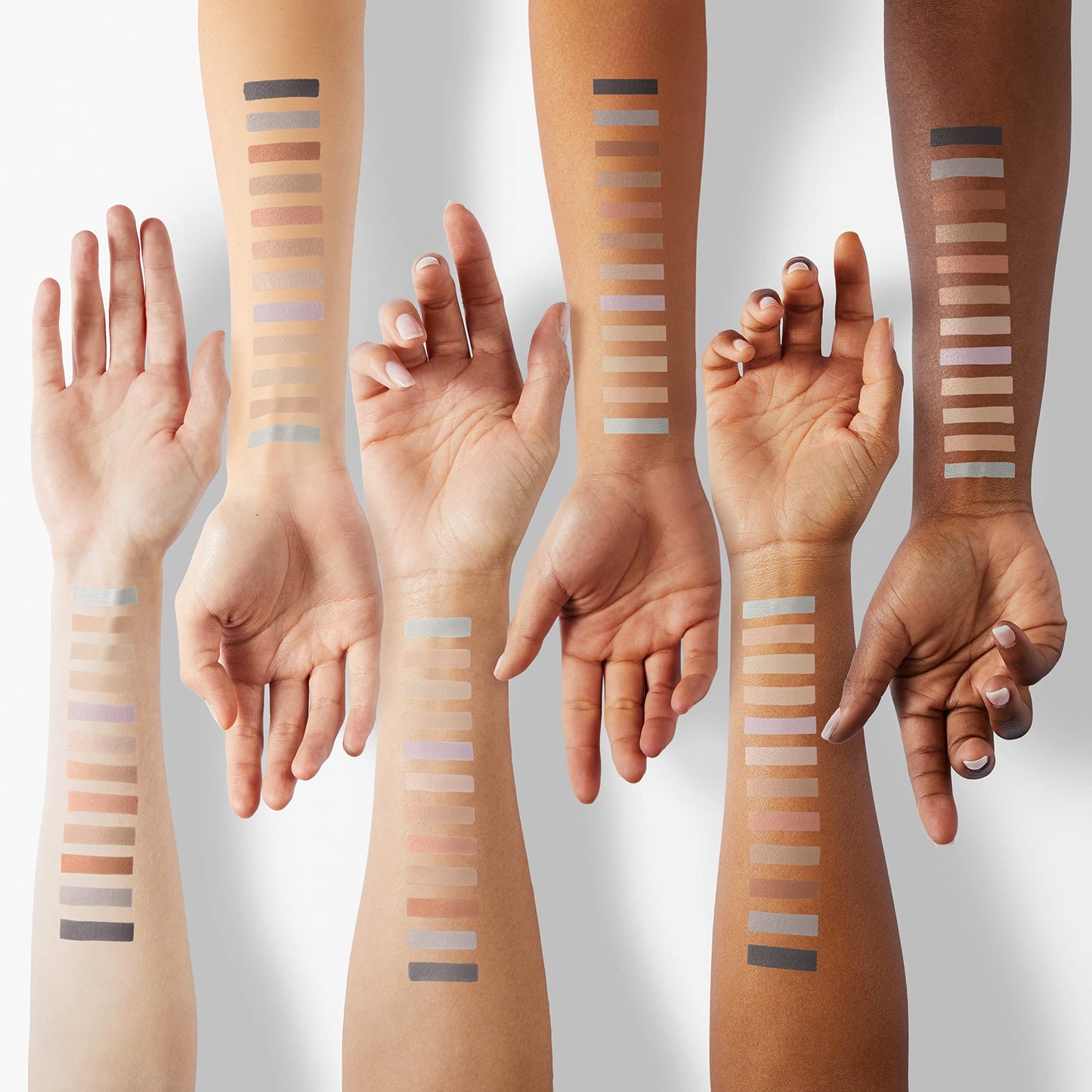 W7 Mighty Mattes Eyeshadow Palette - 12 Nude Shades
