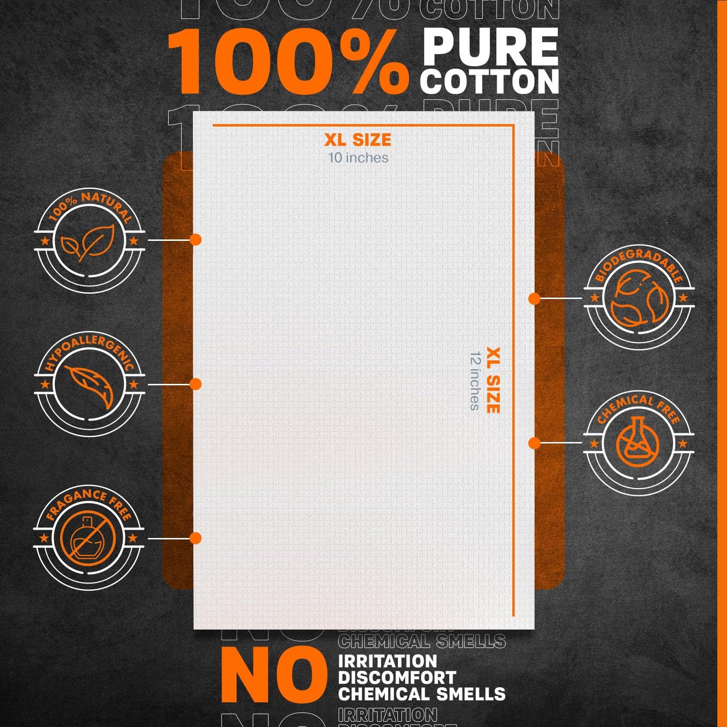 SHAVE STACK 100% Cotton Shaving Towels for Men - 90 Ct, 12 x 10” - Super Soft Face Towel for Drying Face, Disposable Dry Wipes & Wash Cloths in One, Ideal Shaving Kit Accessory & Barber Supplies