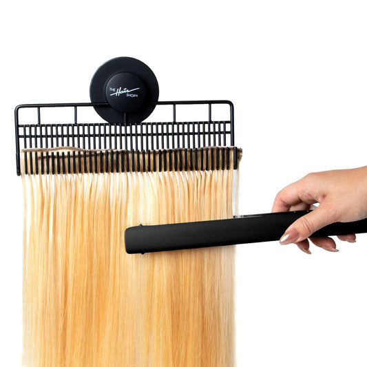 Style Mate XL by The Hair Shop, Hair Extension Styling Holder, 4-in-1 Stores, Washes, Styles, and Secures Hair Extensions, For Clip-ins, Halos, Wefts (XL)