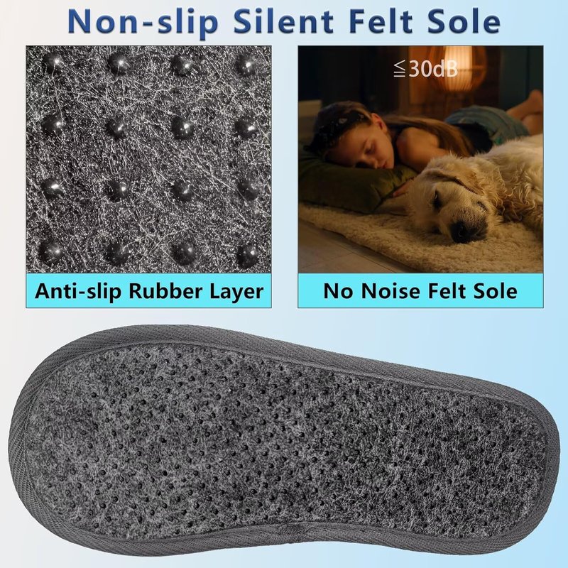House Slippers for Guests - Non-Slip Washable Spa Slippers | Ideal for Hotels, Parties & Travel