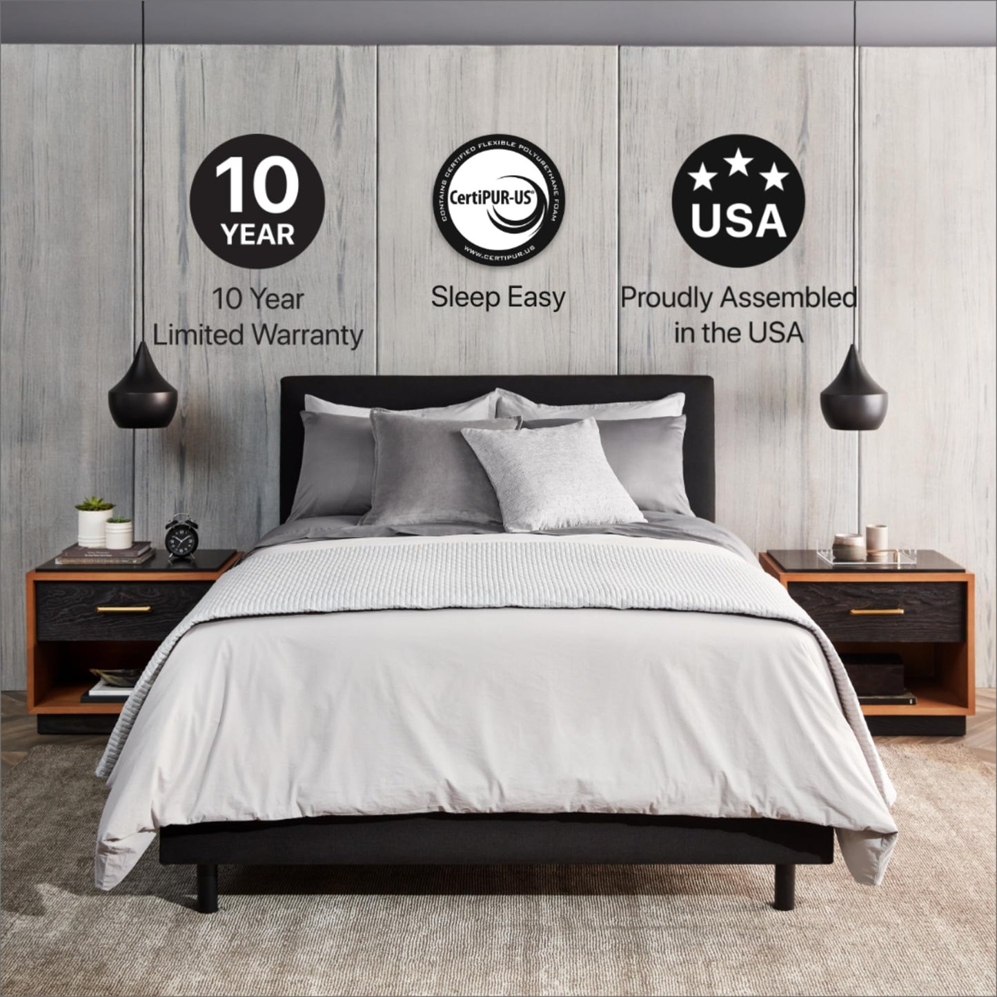 Beautyrest Black Hybrid LX-Class 13.5” Plush King Mattress, Cooling Technology, Supportive, CertiPUR-US, 100-Night Sleep Trial, 10-Year Limited Warranty