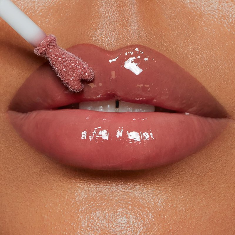 Charlotte Tilbury Collagen Lip Bath - Plumping Lip Gloss for a Fuller-Looking, High-Shine Pout - Skincare-Infused Formula to Hydrate & Nourish Lips - Gifting - Pillow Talk Medium