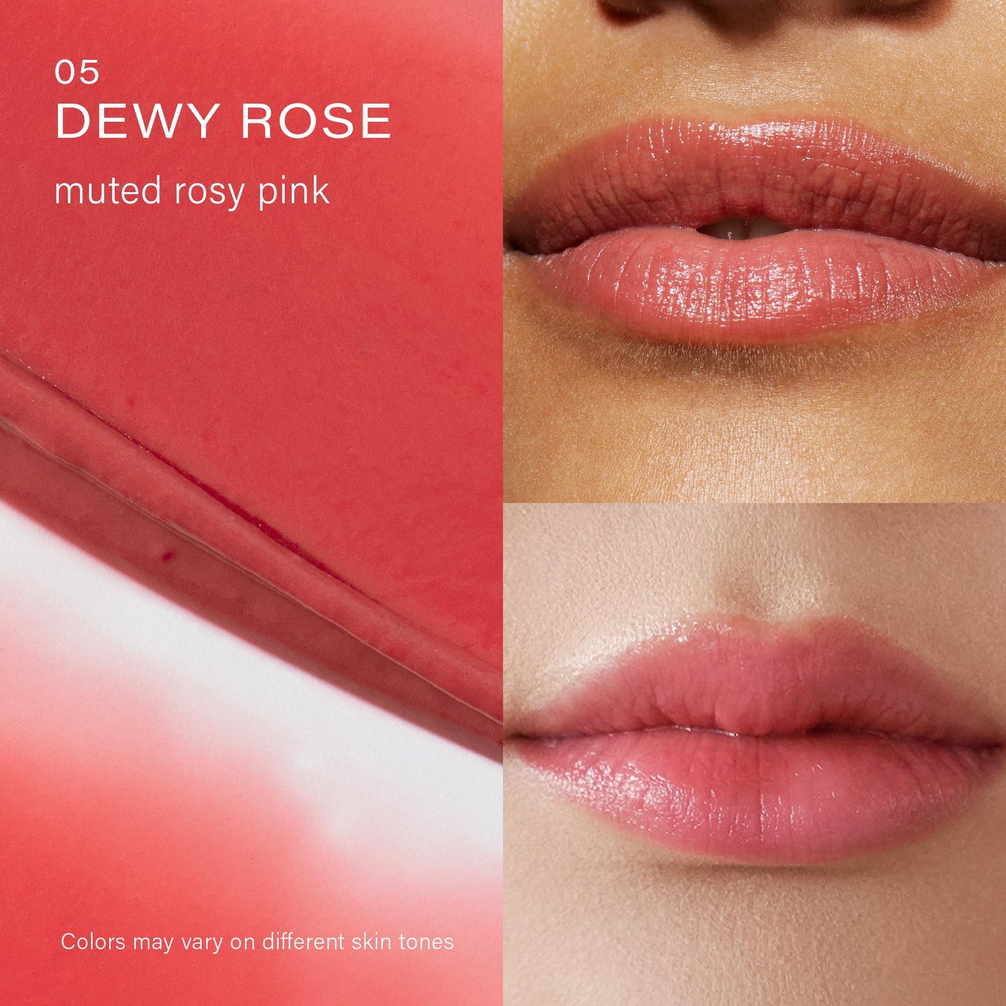 Melixir Vegan Lip Butter Trio (#01 Agave, #02 Nudy Rose, #05 Dewy Rose) – Hydrating Tinted Lip Balm for Dry, Chapped Lips, Petrolatum-Free, Gift Set for Women, Korean Lip Care, Skincare Set