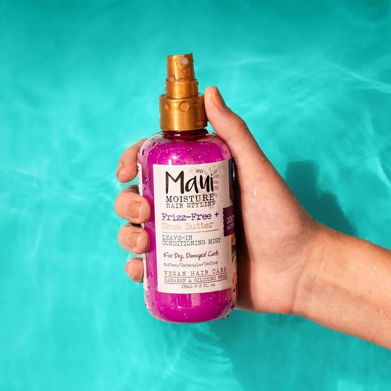 Maui Moisture Leave-In Conditioning Mist - Frizz-Free Curly Hair Spray for Softening & Detangling | 8 fl. oz