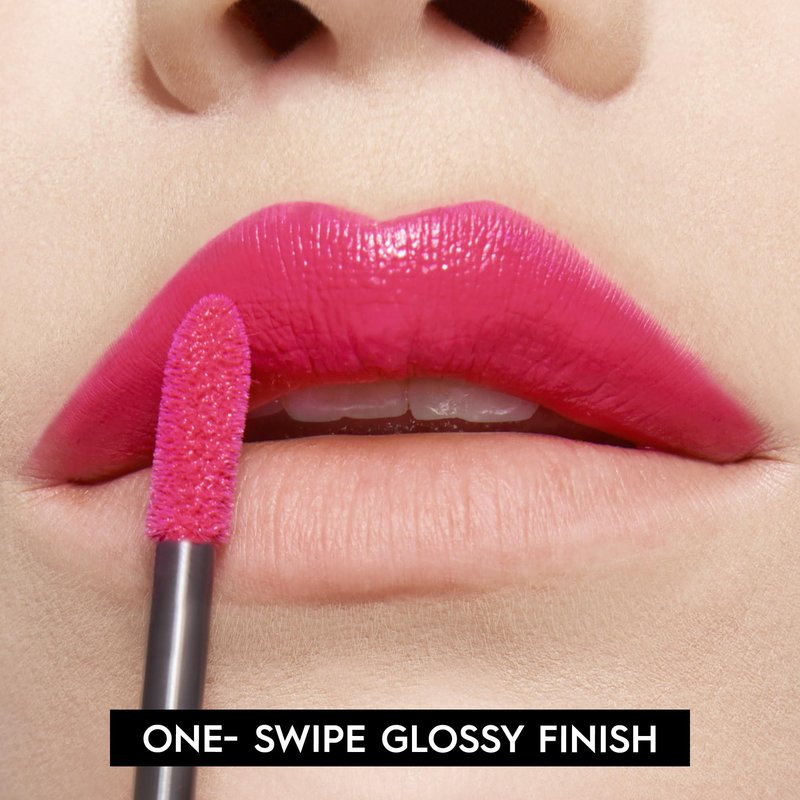 Urban Decay Vice Lip Bond Glossy Longwear Liquid Lipstick (Shock Value - Hot Pink), Transfer-proof, Smudge-proof, Up to 16HR Wear, Vegan, Cruelty-free - 0.14 fl oz