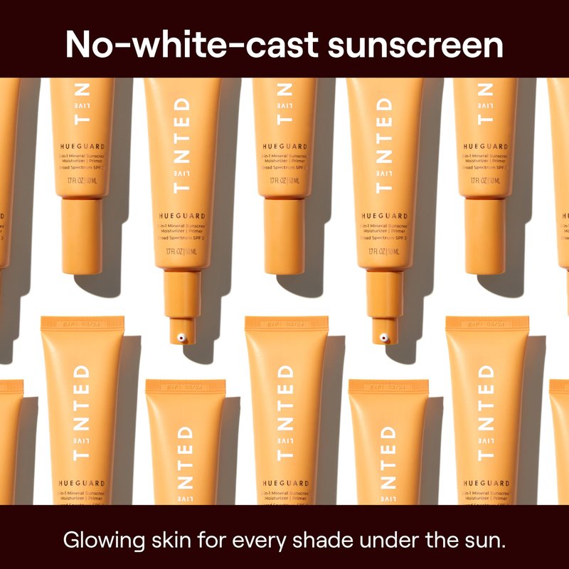 Live Tinted Hueguard® 3-in-1 Mineral Sunscreen, Moisturizer, & Primer for Face and Body - Hydrate and Protect the Skin Year Round - SPF 30 to Protect Against UVA/UVB Rays, 1.7 Fl Oz