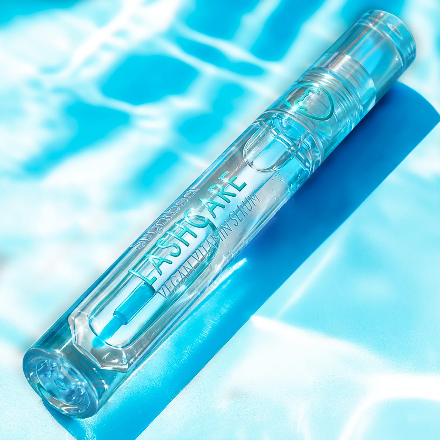SugarbearPRO LashCare Vitamin Serum with Peptides MSM and Biotin | Vegan Formula | 3 Month Supply for Fuller Healthier Looking Lashes