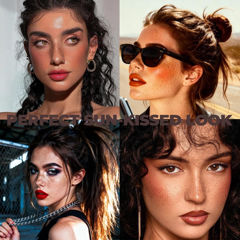 LYBHDAFA Freckle Pen, Soft Dot Faux Freckle Stamp for Natural Lifelike Sun-kissed Makeup, Waterproof & Long Lasting Quick Dry Magic Fake Freckles Stain Marker (01 Light)