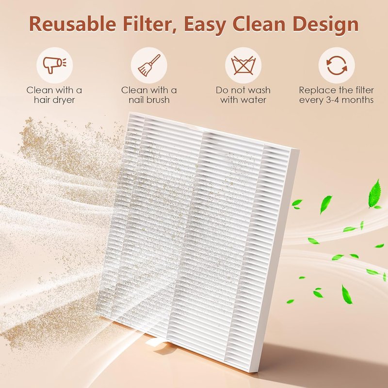 Delanie Nail Dust Collector - Quiet Brushless Motor with Rechargeable 7800 mAh Battery | Adjustable Speeds & Reusable Filter