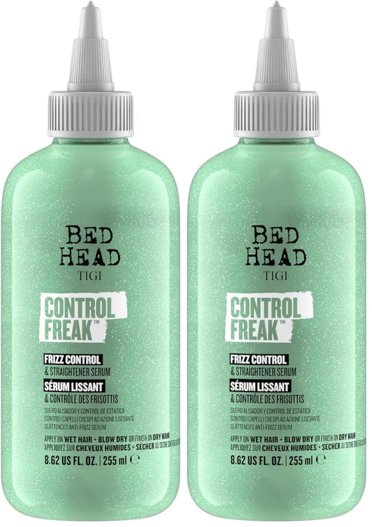 TIGI Hair Serum For Curly or Frizzy Hair Control Freak Hair Care and Straightener 8.62 fl oz (Pack of 2)