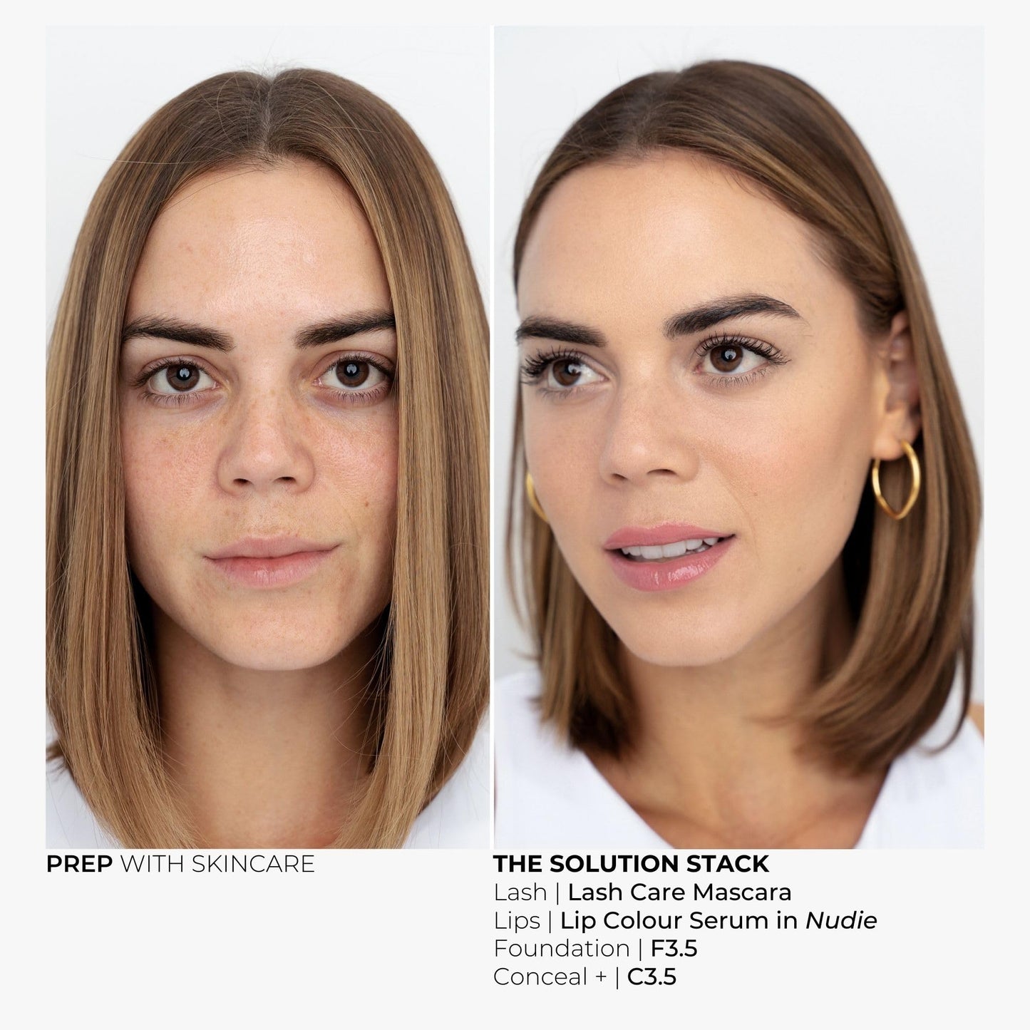 Fitglow Beauty Conceal+ | Vegan Full Coverage Concealer Skincare with Vitamin K + Green Tea | Corrects Dark Circles, Blemishes & Redness | Non-Creasing, Natural Finish | C3.5-6g