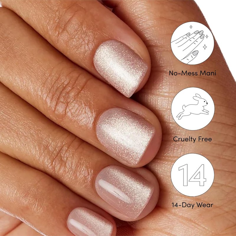Dashing Diva Magic Press Nail Bundle | Fairytale Collection - Square Shape Press-On Nails - 2 Sets, Long-Lasting Gel