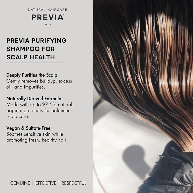 Purifying Shampoo for Scalp Health - Vegan & Sulfate-Free Nourishing Formula | 11.49 oz