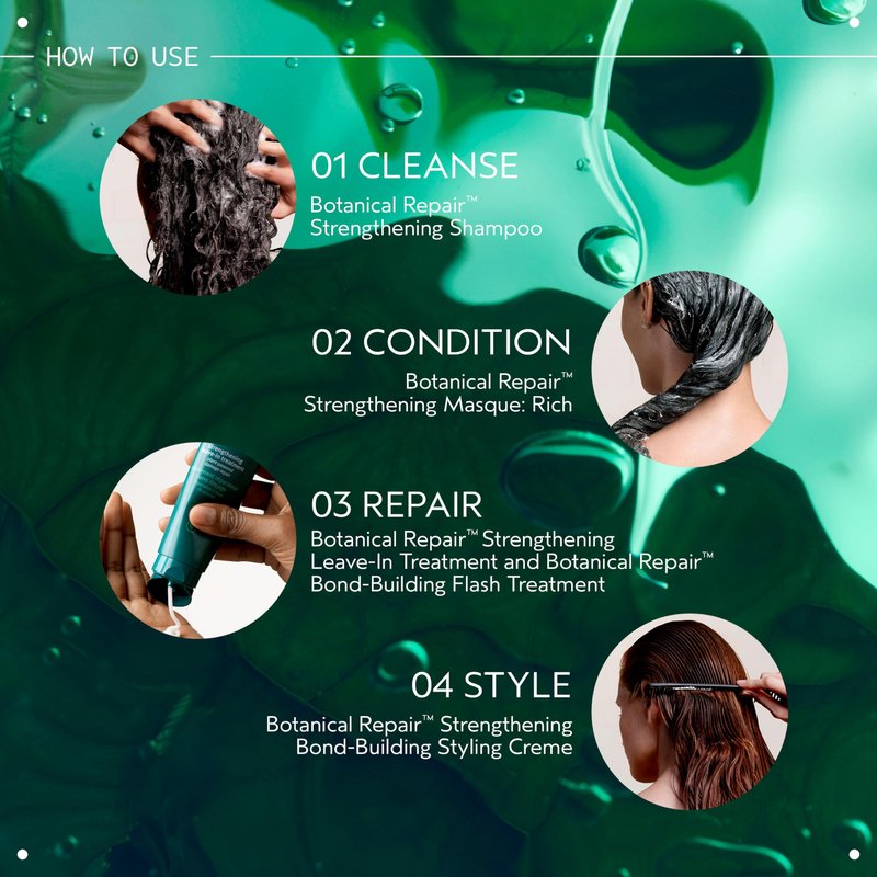 Aveda Botanical Repair Intensive Strengthening Masque Rich | Bond-Building Mask for Stronger Hair | Deep Conditioner | Detangles, Softens Medium to Thick Hair | 94% Naturally Derived*, 15.4 Fl Oz