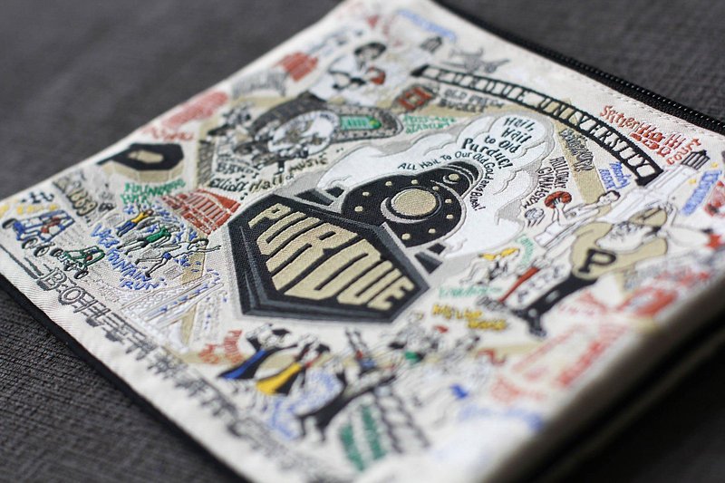 catstudio Purdue University Collegiate Zipper Pouch Purse | Holds Your Phone, Coins, Pencils, Makeup, Dog Treats, & Tech Tools