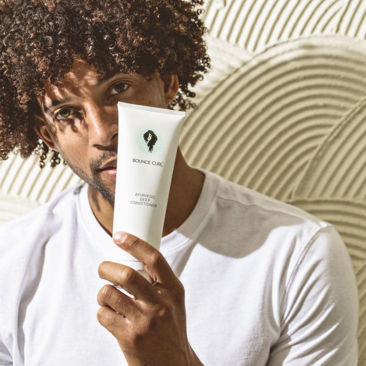 Bounce Curl Ayurvedic Deep Conditioner for Curly Wavy Coily Hair, Protein Free, Amla and Baobab Oil, Moisture and Detangling Treatment, Vegan, Silicone Free, Sulfate Free, 8 oz