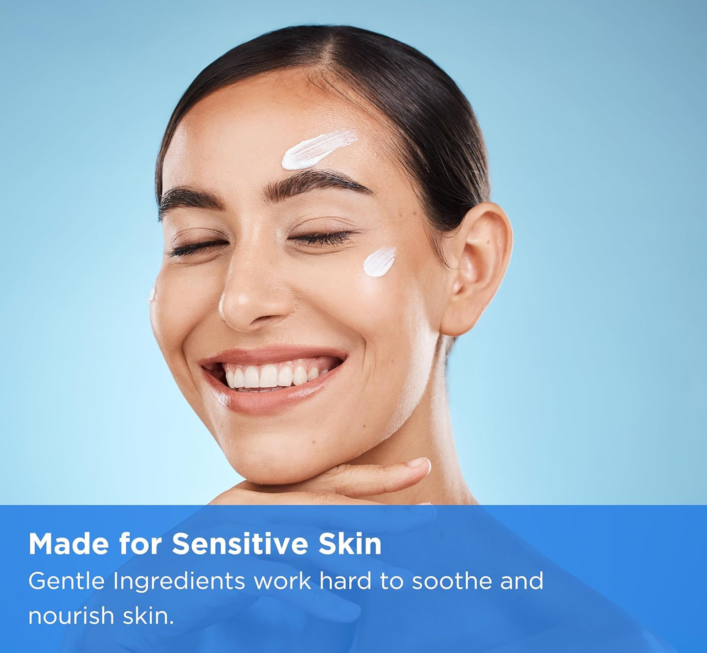 Face Cream & Cleanser Kit for Sensitive Skin - Strengthens Barrier, Fast-Absorbing Hydration | Suitable for Dry & Normal Skin