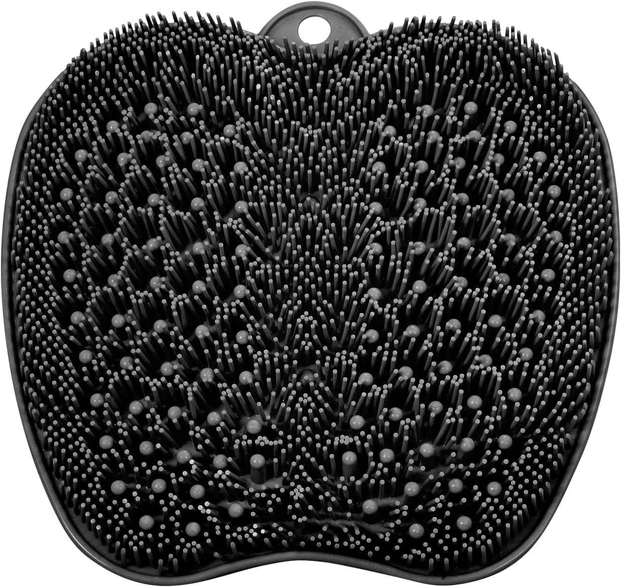2-Pack Shower Foot Scrubber Mats - Exfoliating Foot Cleaners for Easy Shower Use