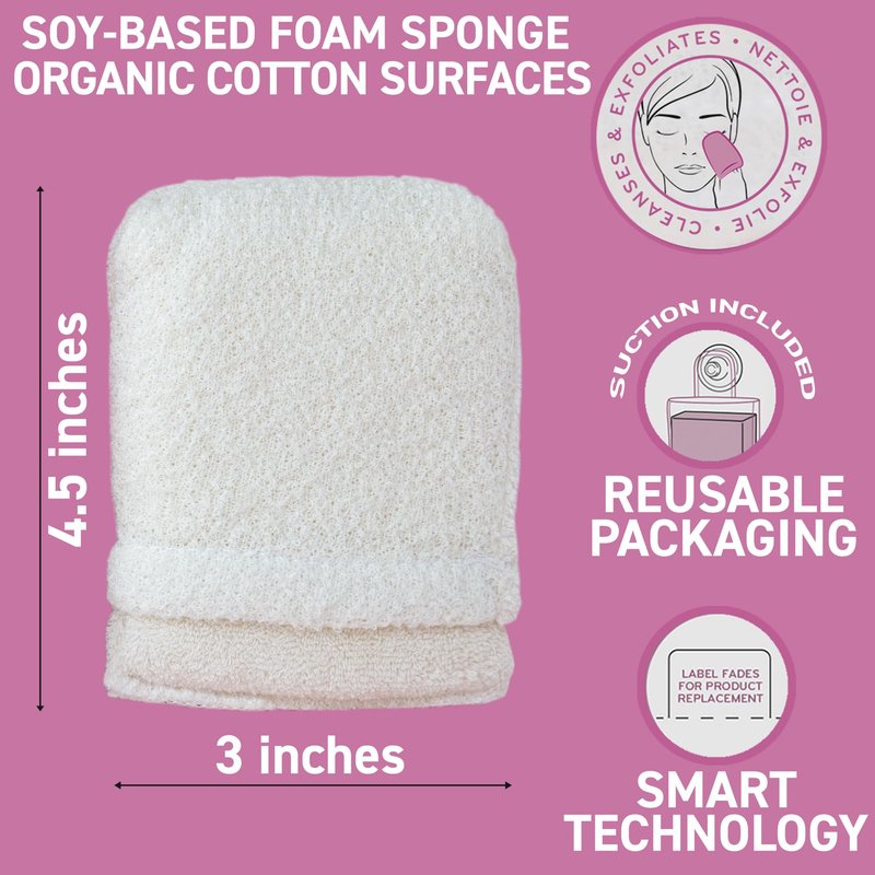 DAILY CONCEPTS Daily Facial Micro Scrubber, 3 Count