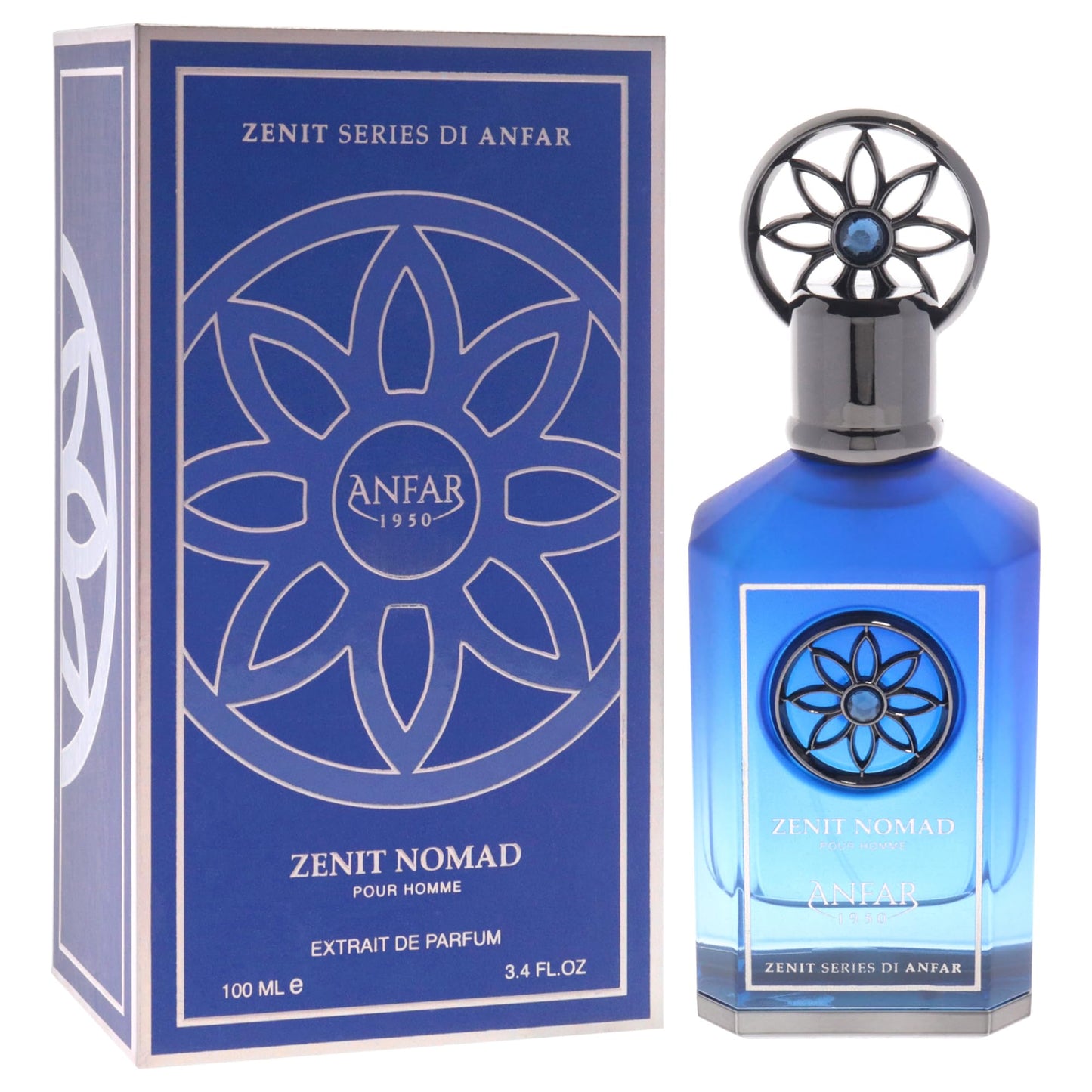 Anfar Zenit Nomad for Men - 3.4 oz Extrait De Parfum Spray