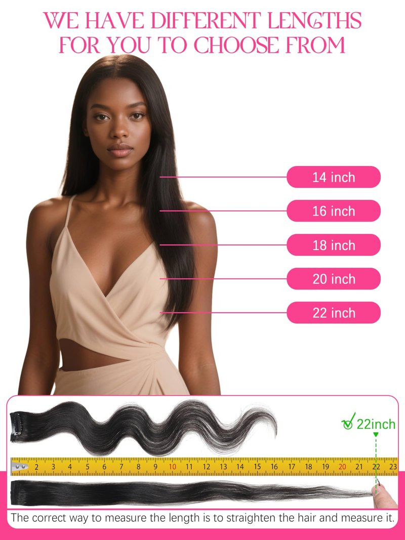 Lacer Clip in Hair Extensions Real Human Hair, Straight Clip ins 1B Natural Black, 14 Inch 120g, Clip in Remy Human Hair Extensions 7pcs Per Set