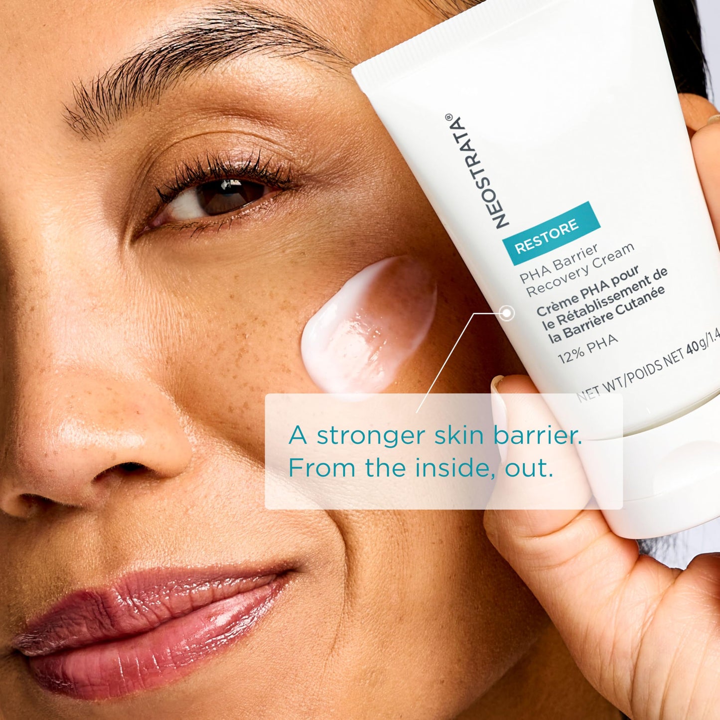 NEOSTRATA Restore PHA Barrier Recovery Face Cream, Hydrating Daily Moisturizer Balm to Restore Skin Barrier, Sensitive and Dry Skin, 40 g/1.4 oz