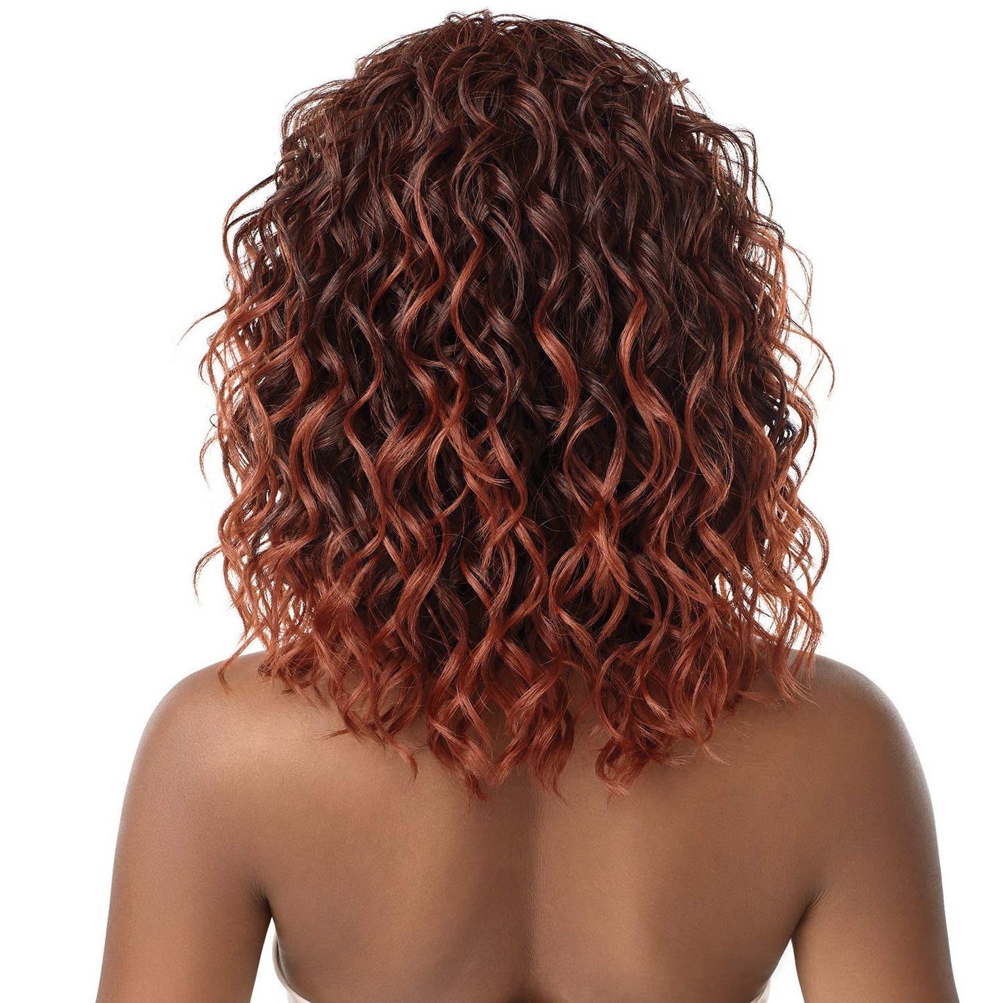 Outre Quick Weave Wet & Wavy Half Wig - Loose Curl 18” | Dark Brown