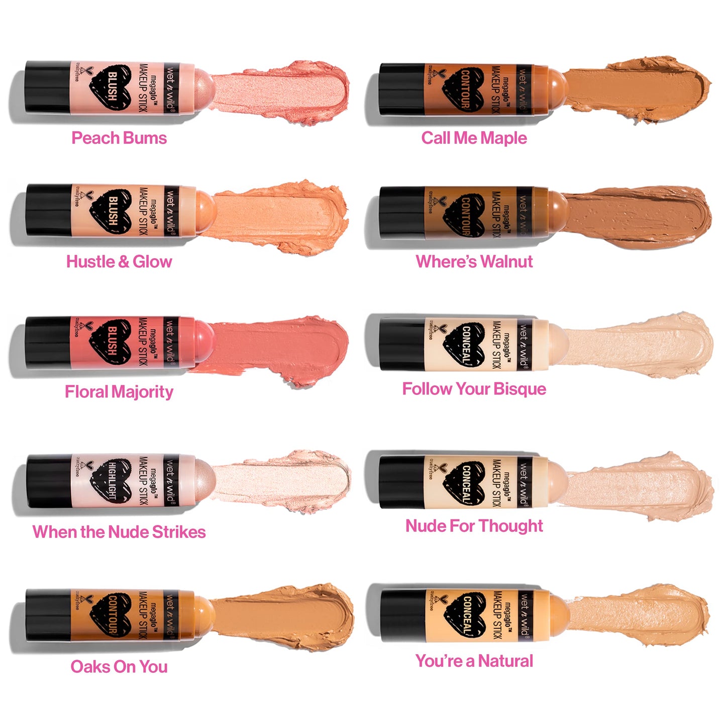 wet n wild MegaGlo Makeup Stick Conceal and Contour Neutral Follow Your Bisque,1 Ounce (Pack of 1),807