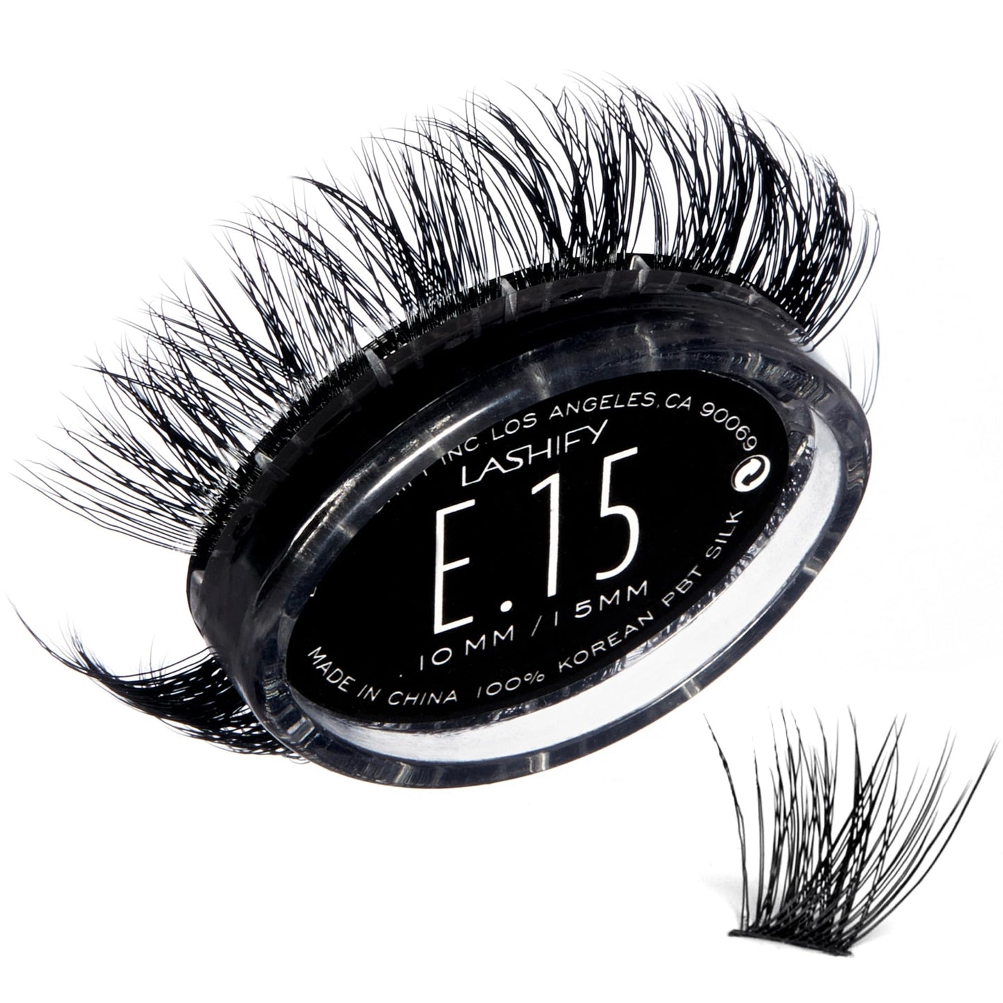 Lashify Extreme 14mm Gossamer DIY Eyelash Extensions Refill, Black, Easy False Lashes To Add Tremendous Volume
