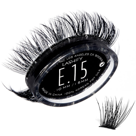 Lashify Extreme 14mm Gossamer DIY Eyelash Extensions Refill, Black, Easy False Lashes To Add Tremendous Volume
