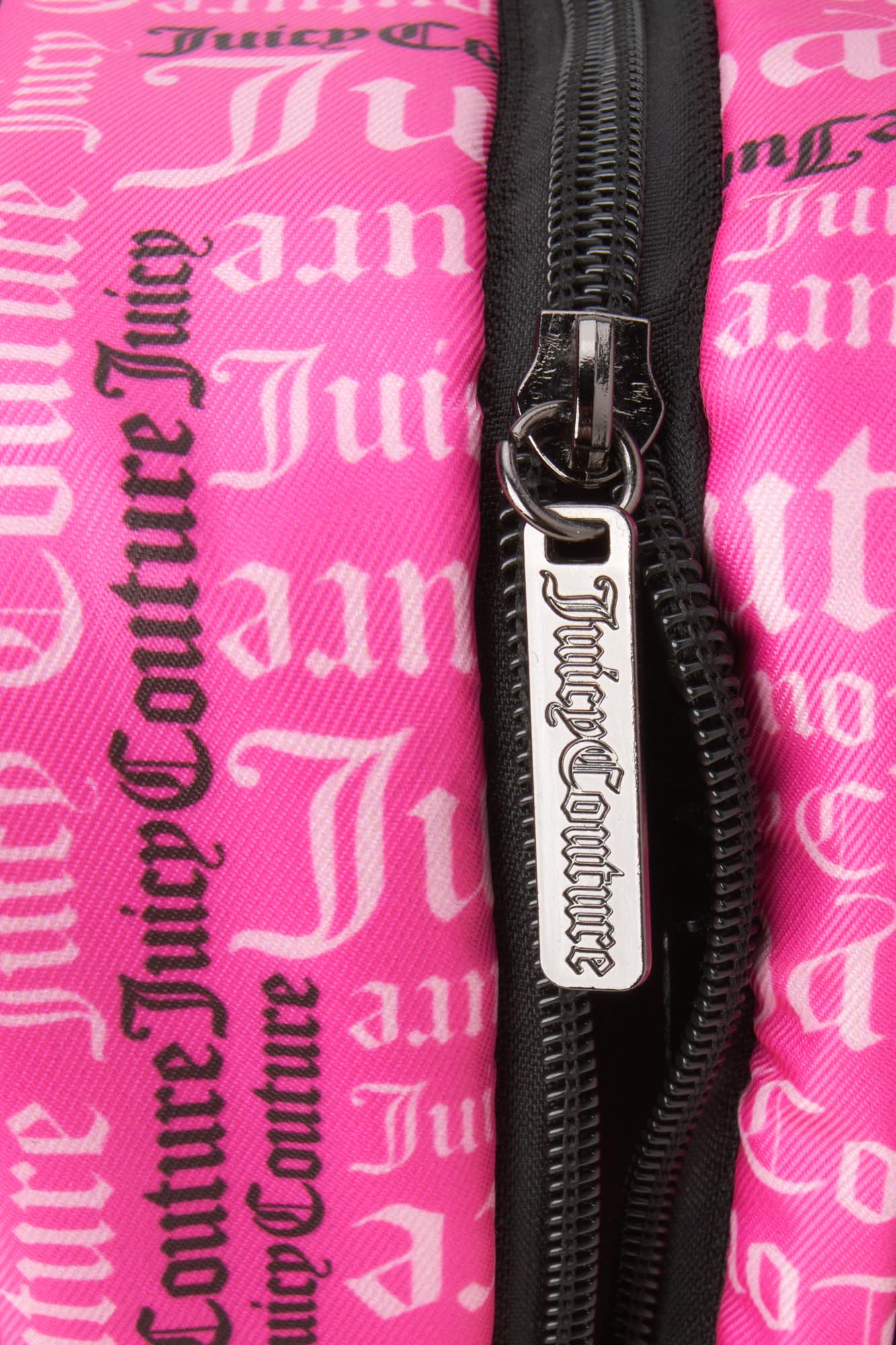 Juicy Couture Hot Pink Graffiti Makeup Bag Cosmetics Organizer Travel Essentials Weekender Logo
