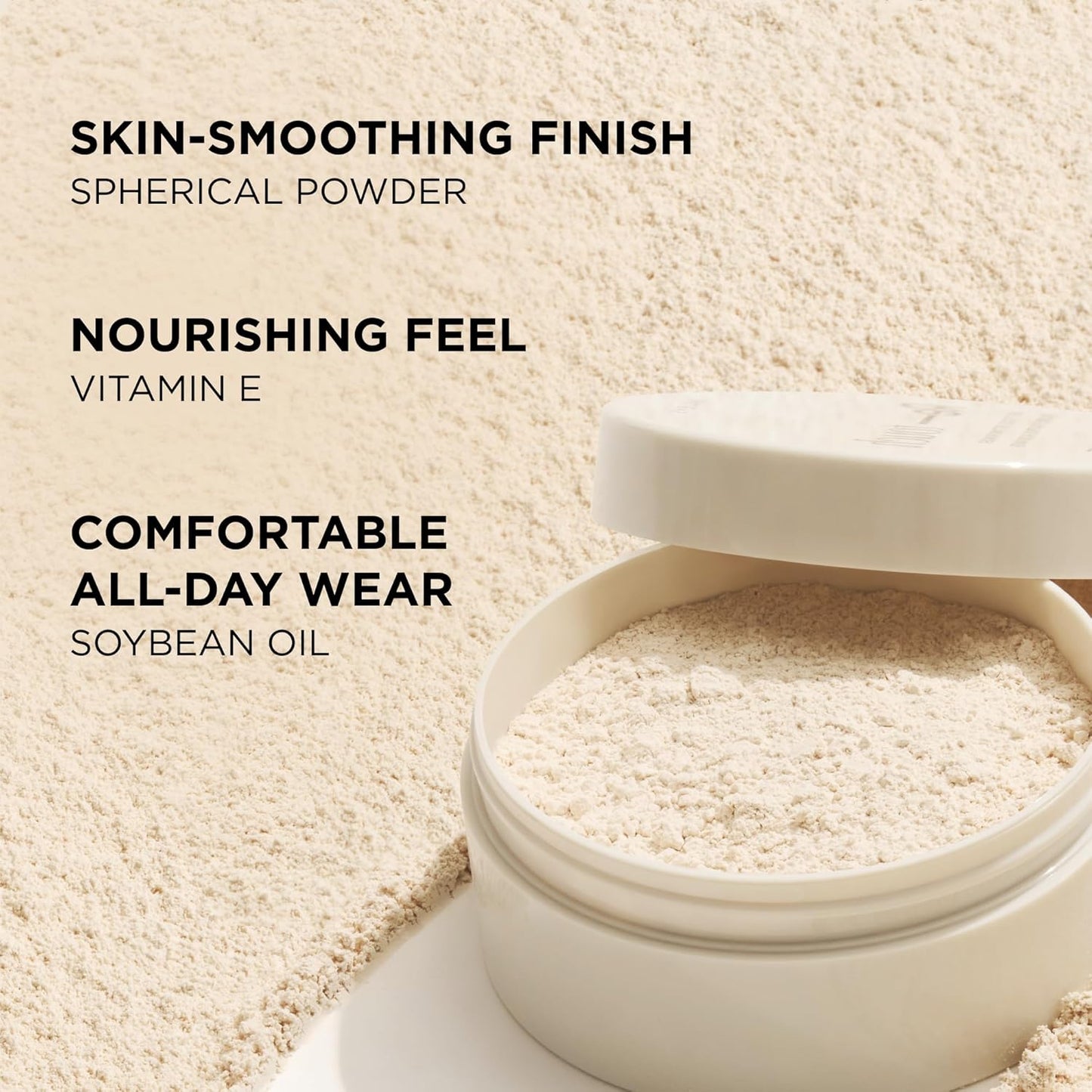 Haleys Translucent Face Powder - Loose Setting Makeup for Blurring & Oil Control | Honey Shade, Non-Caking, All-Day Wear