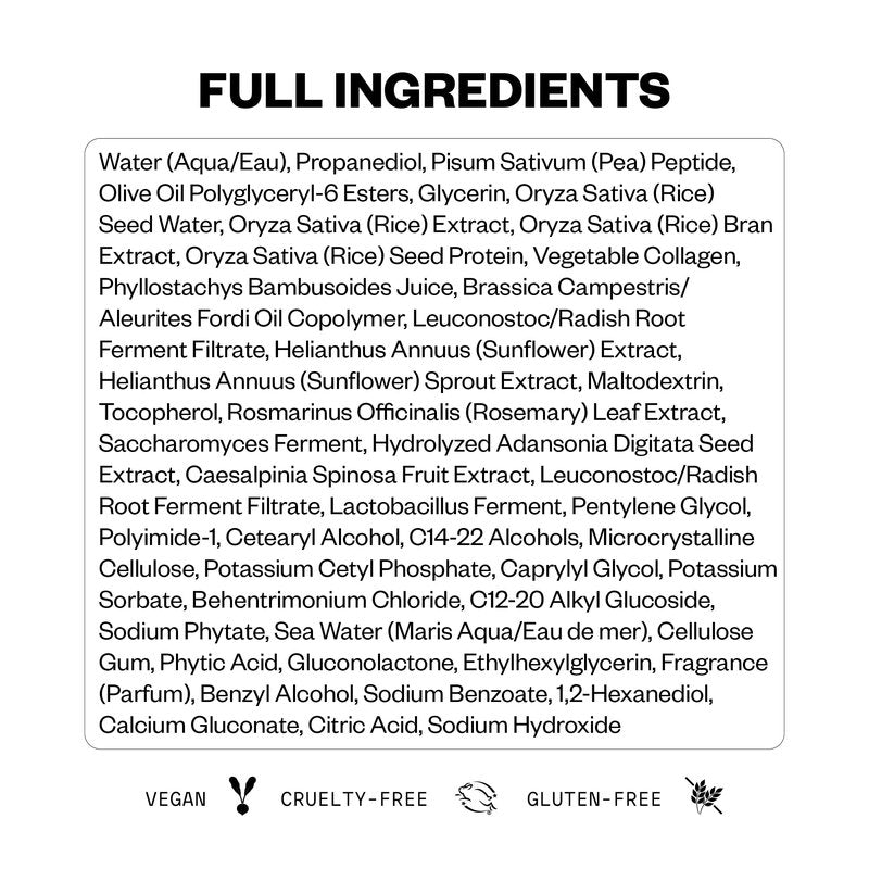 IGK Body Language Rice Water Plumping and Thickening Mist | Plumps Fine, Flat Hair for Soft, Touchable Volume | Hydrates, Detangles and Protects Up to 450°F | 5 Oz