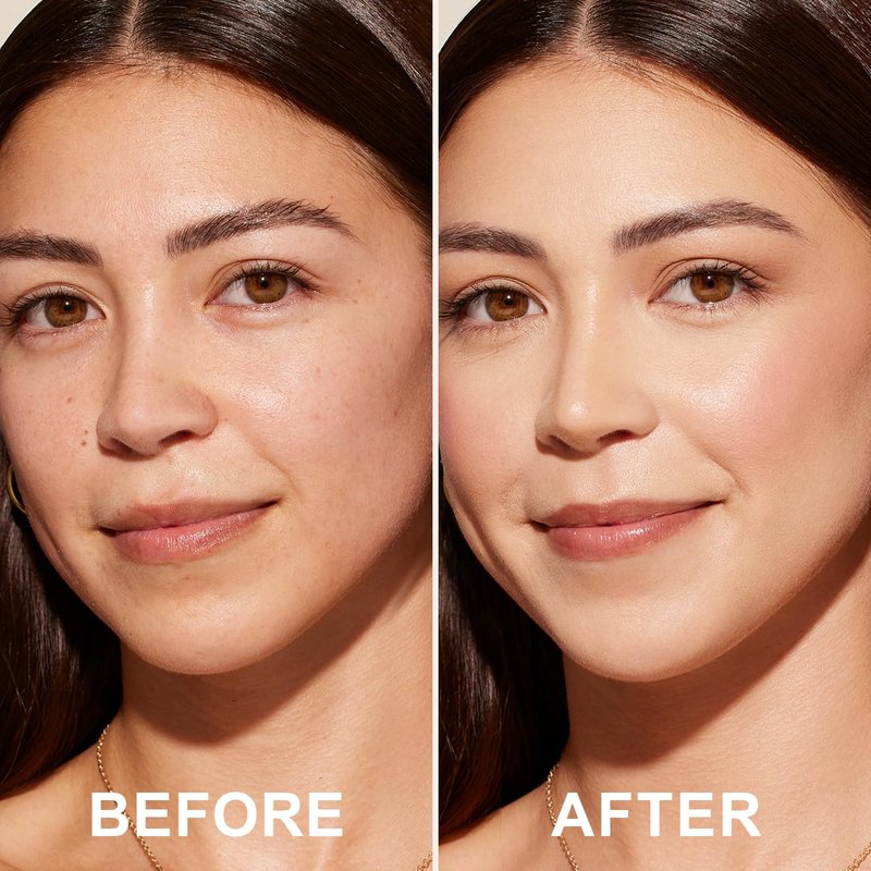 AirBrush Foundation Spray - Full Coverage Silky Mist Makeup | Lightweight Hydrating Formula (01 Natural)