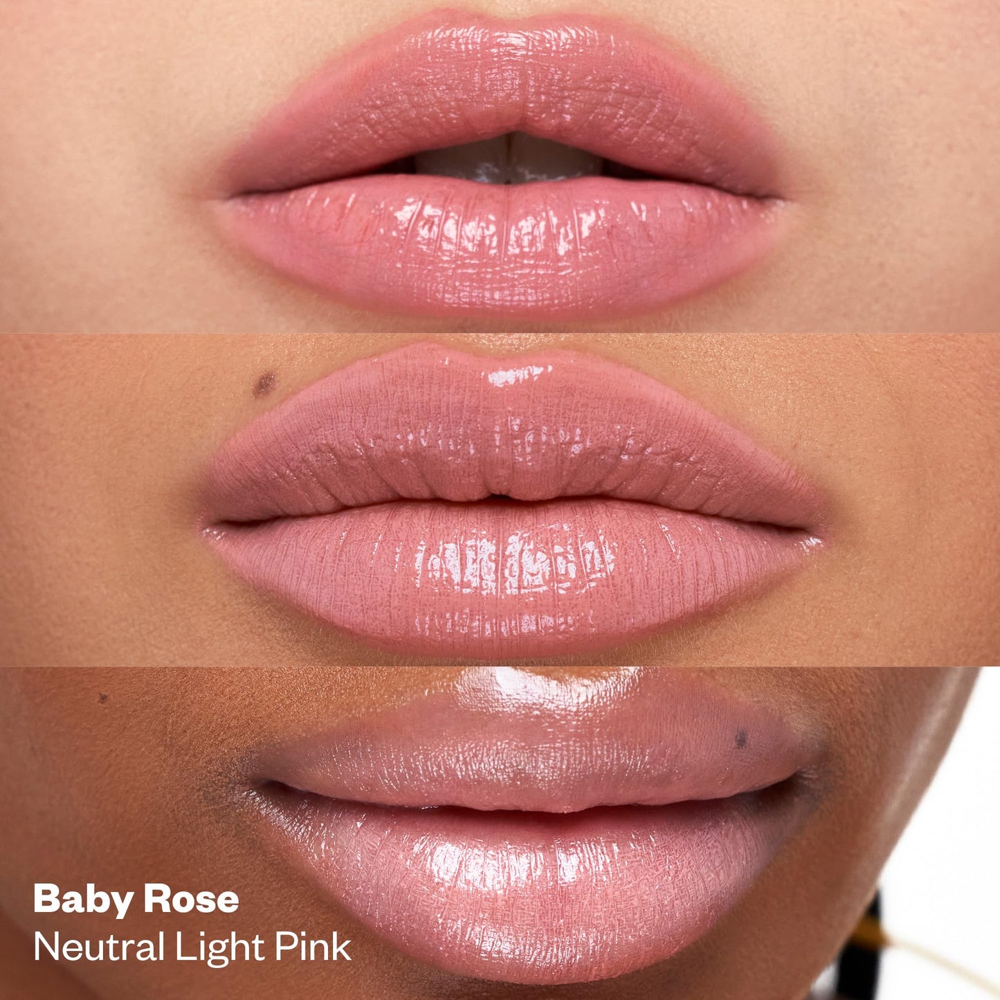 Kosas Wet Stick Moisturizing Shiny Sheer Lipstick with Ceramides, Hyaluronic acid, Peptides and Mango Butter - Soothes, Softens, and Moisturizes Lips – Baby Rose