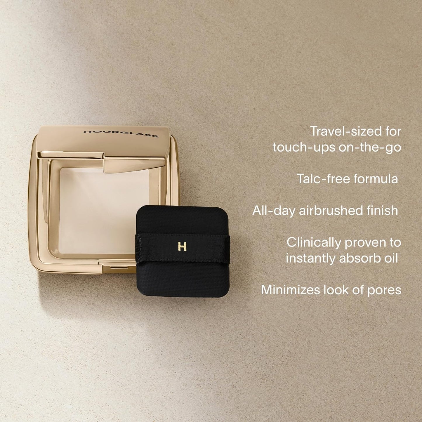 Hourglass Vanish Airbrush Pressed Powder - Lightweight, Flawless Finish | Travel Size