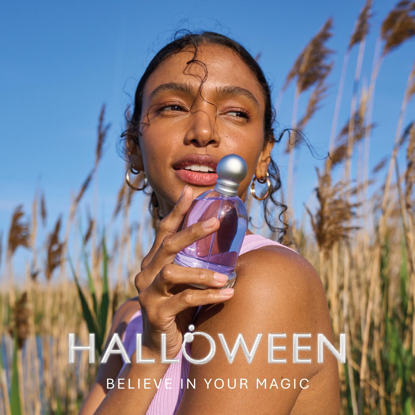 Halloween Eau De Toilette for Women. Floral, Marine Long Lasting Fragrance with Notes of Violet, Magnolia and Pepper, 3.4 Fl Oz