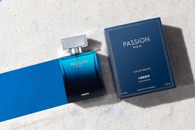Liberty Luxury Passion Perfume for Men - Spicy Eau De Toilette Spray | 100ml/3.4Oz, Designed in France