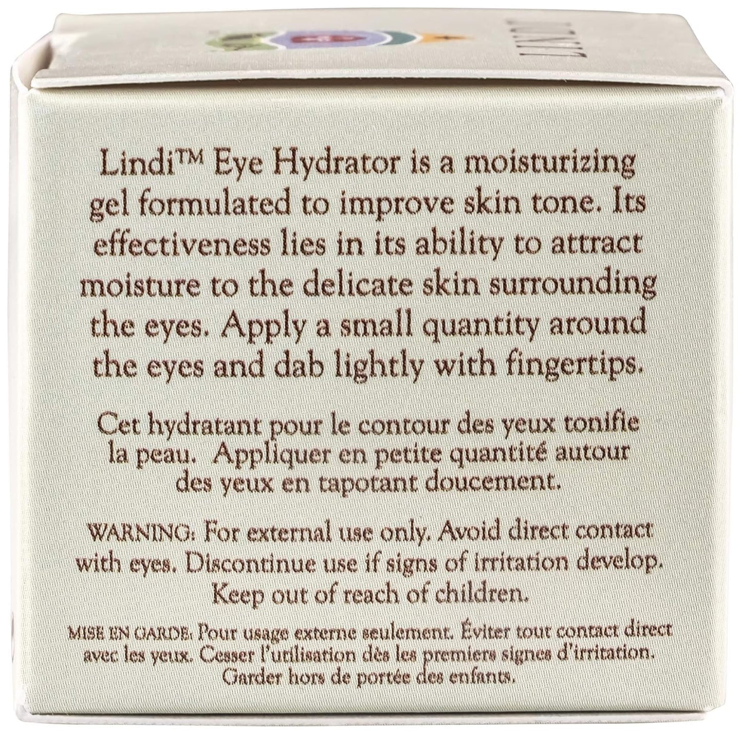 Lindi Skin Eye Hydrator - Reduces Dark Circles, Puffiness, and Hydrates Skin - Remove Signs of Tiredness & Stress From Your Eyes - Dermatologist Tested Skin Care for Sensitive Skin (0.5 fl oz)